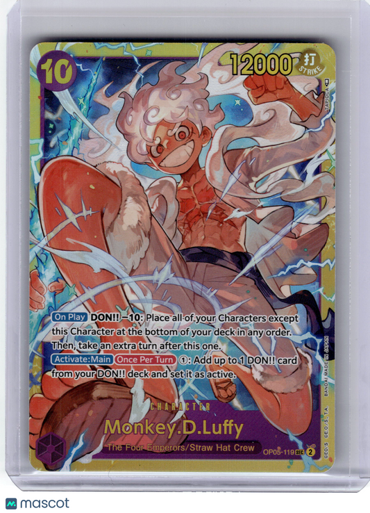 2024 One Piece CCG—Monkey D. Luffy #OP05-119 Awakening of the New Era—SR Foil