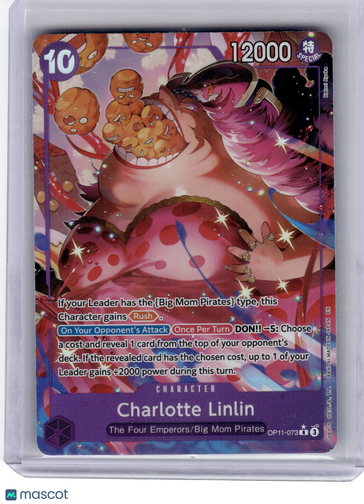 2024 One Piece CCG—Charlotte Linlin #OP11-073 A Fist of Divine Speed—Rare Foil