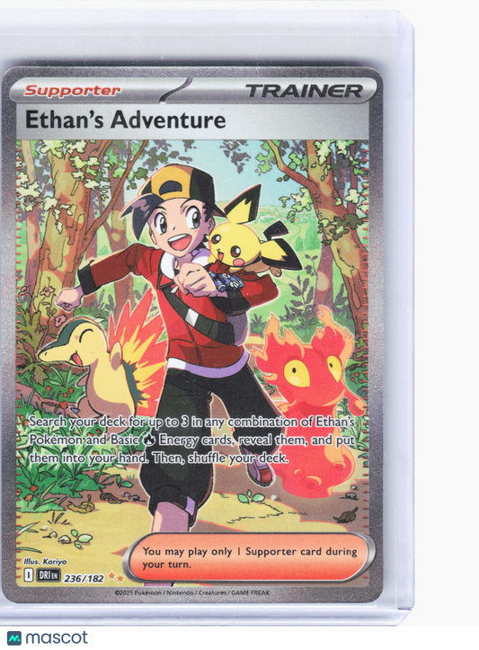 2025 Pokemon—Ethan's Adventure #236 Destined Rivals—Special Illustration Rare