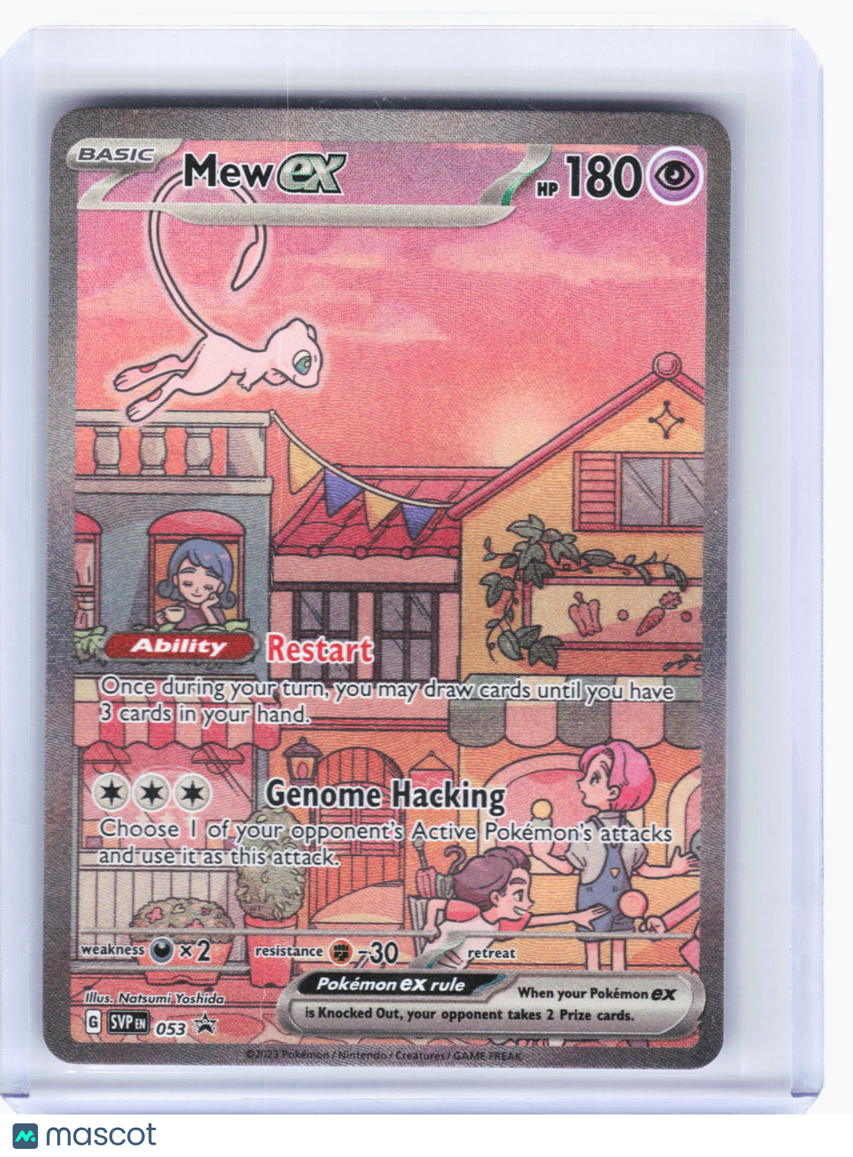 2023 Pokemon—Mew EX #53 Scarlet & Violet—Black Star Promo Holo