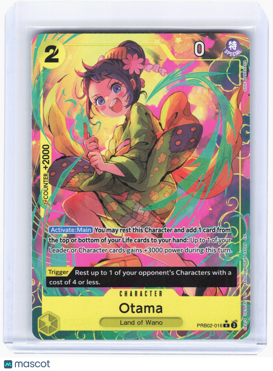 2025 One Piece—Otama #PRB02-016 The Best Vol. 2 (Premium)—Rare Foil Alt Art