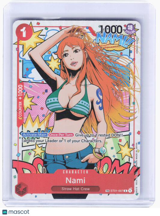 2024 One Piece—Nami #ST01-007 Wings of the Captain—Treasure Rare Foil