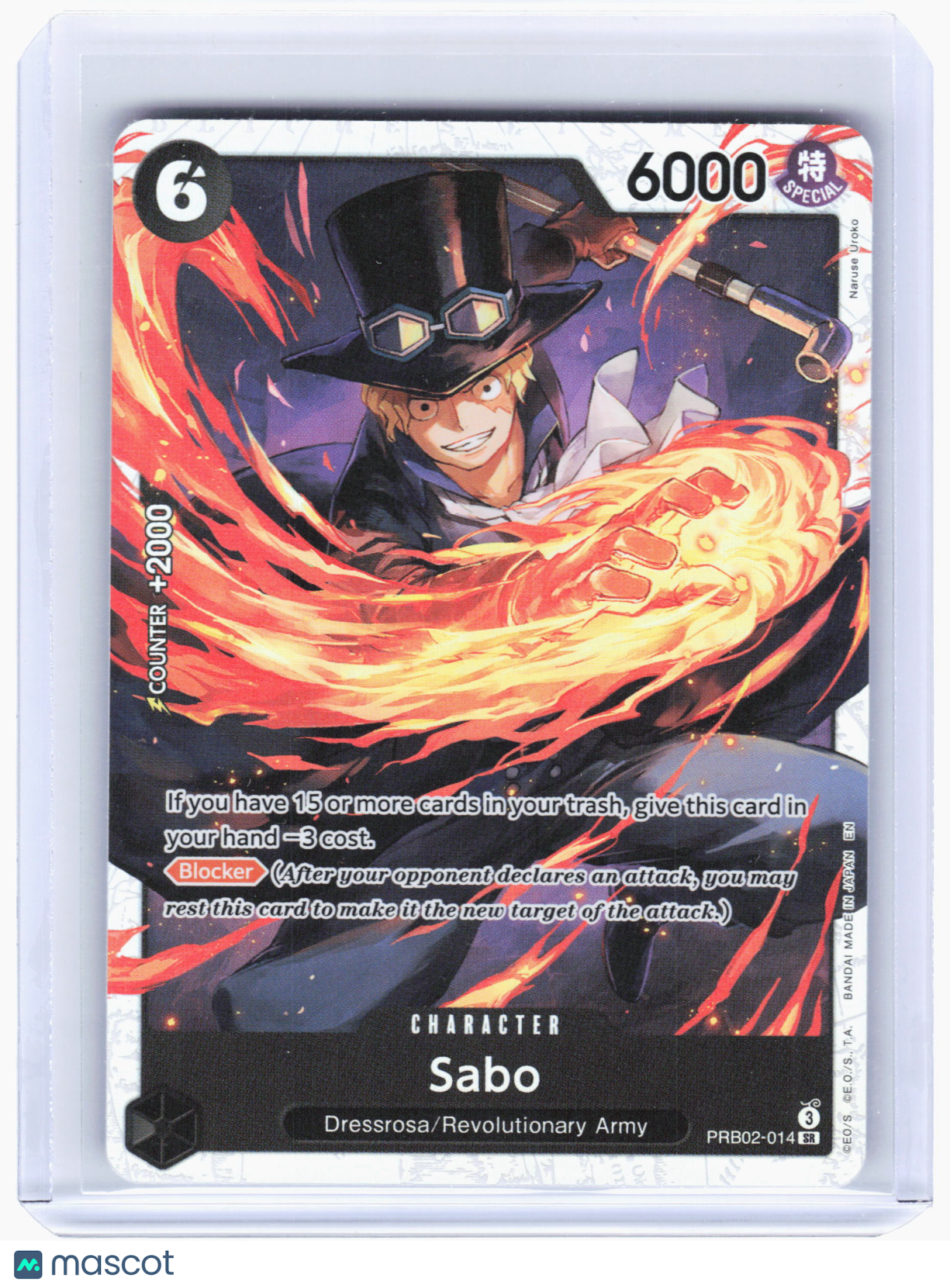 2025 One Piece—Sabo #PRB02-014 The Best Vol. 2 (Premium)—Super Rare Foil