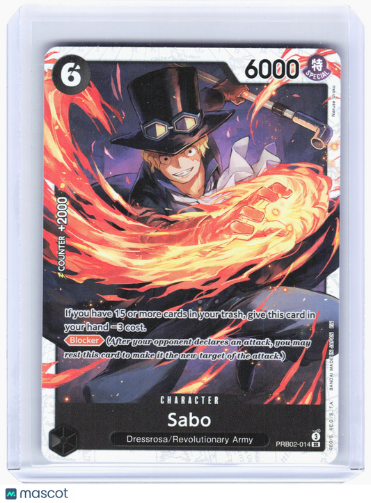 2025 One Piece—Sabo #PRB02-014 The Best Vol. 2 (Premium)—Super Rare Foil
