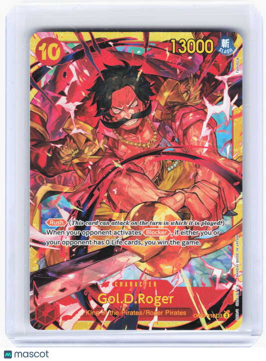 2024 One Piece—Gol.D.Roger #OP08-118 Emperors in the New World—Secret Rare Foil