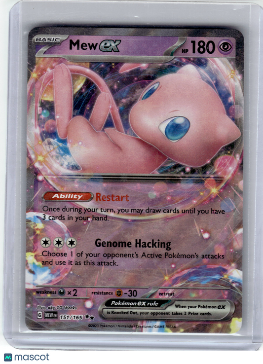 2023 Pokemon—Mew EX #151 Scarlet & Violet 151—Double Rare Holo Near Mint