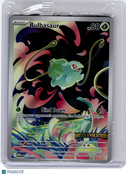 2025 Pokemon—Bulbasaur #133 Mega Evolution—Illustration Rare Near Mint (Sealed)