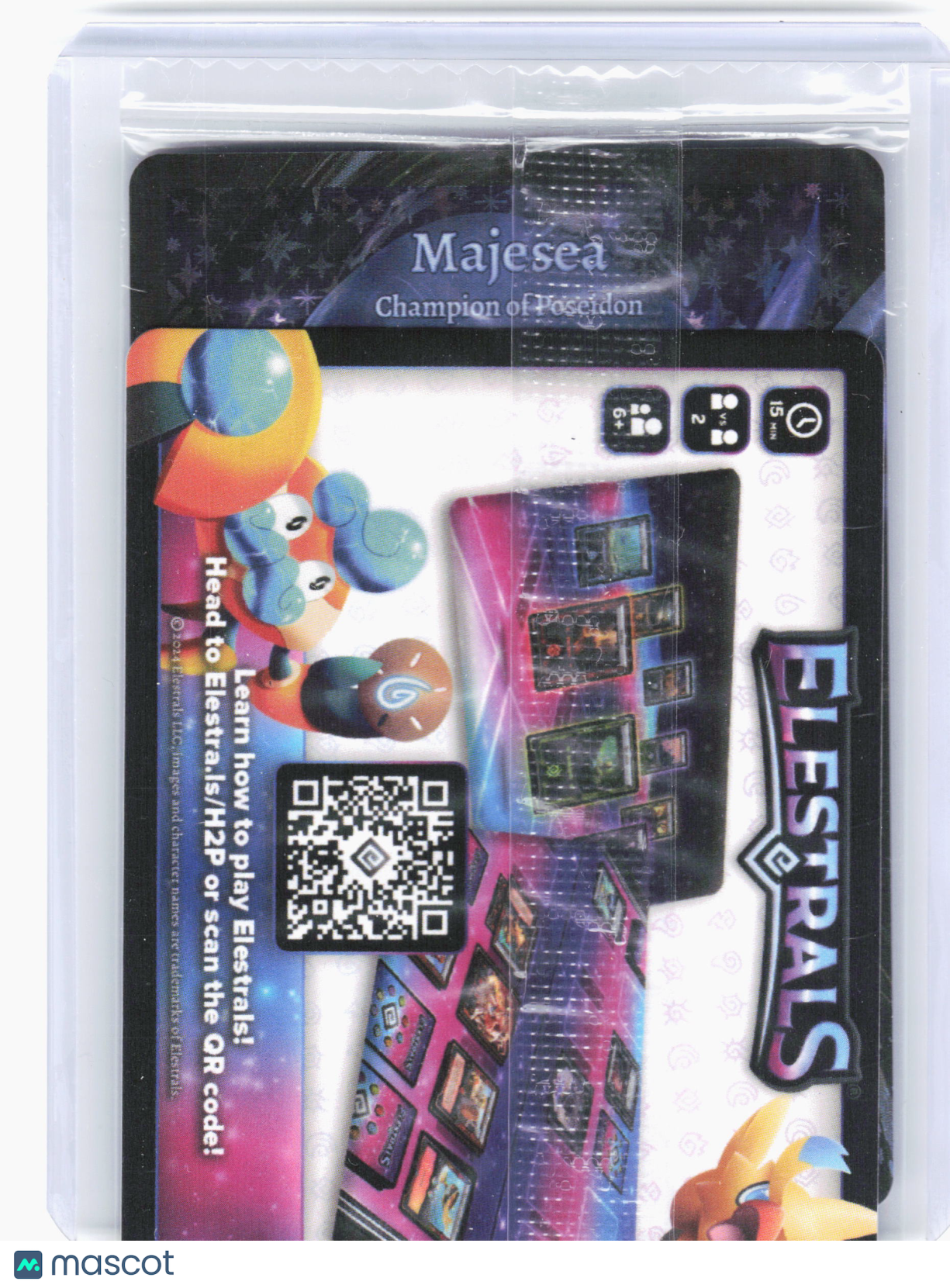 2024 Elestrals—Majesea, Champion of Poseidon #FST-123—Holo (Box Topper) [Sealed]