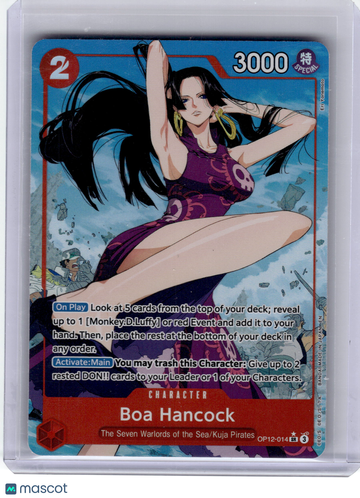 2025 One Piece—Boa Hancock #OP12-014 Legacy of the Master—Super Rare Alt Art