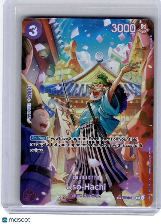 2025 One Piece—Uso-Hachi #ST18-001 Royal Blood—Special Rare Foil
