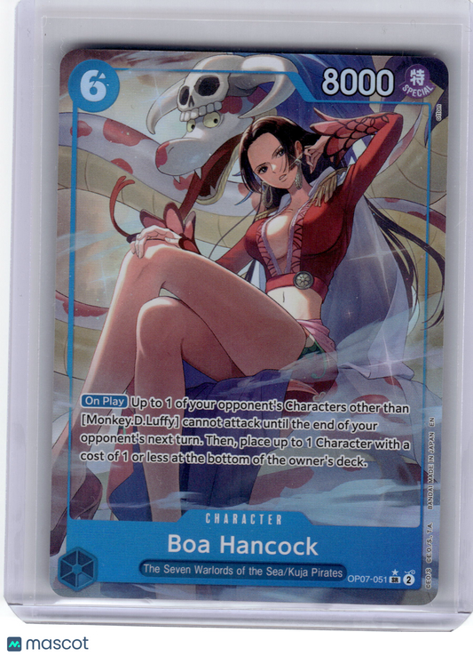 2025 One Piece—Boa Hancock #OP07-051 Seven Warlords of the Sea Binder Set—Promo