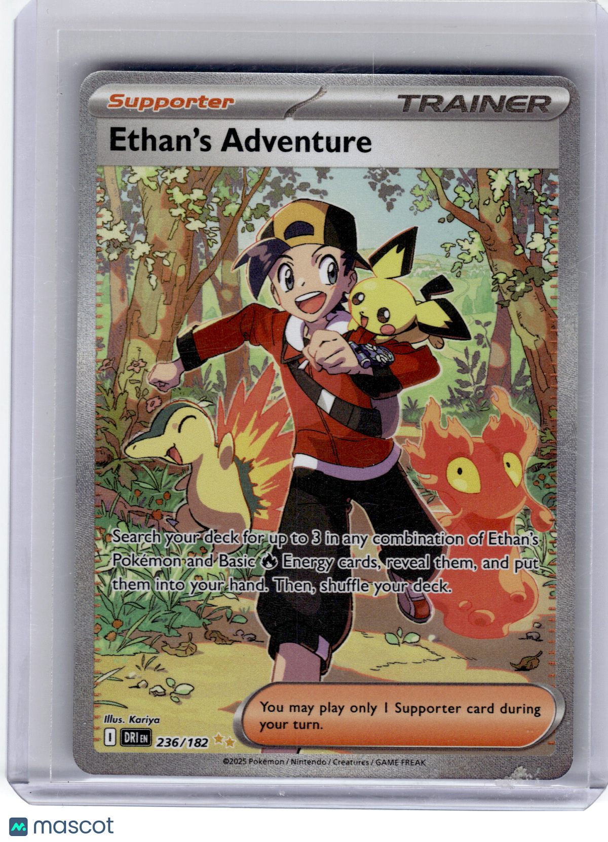 2025 Pokemon—Ethan's Adventure #236 Destined Rivals—Special Illustration Rare