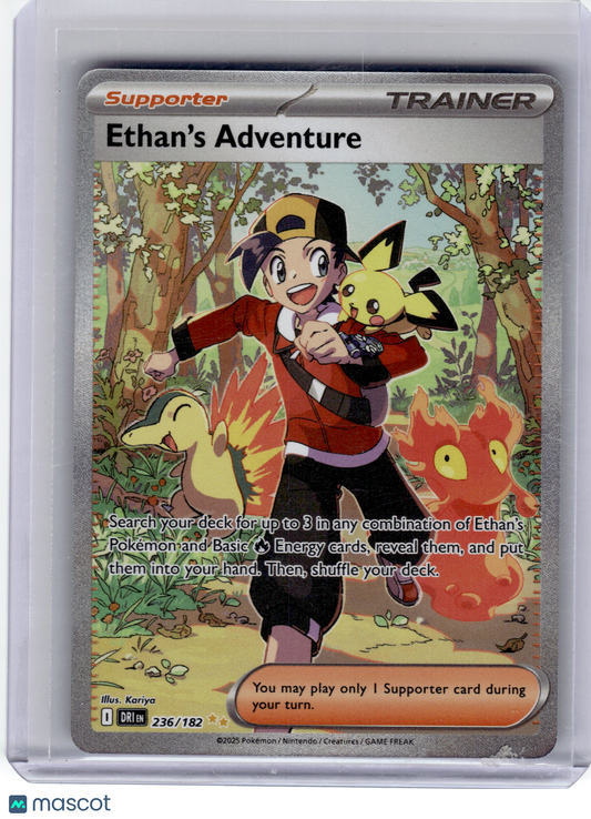 2025 Pokemon—Ethan's Adventure #236 Destined Rivals—Special Illustration Rare