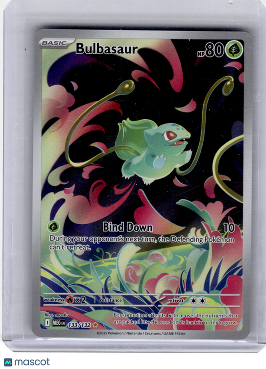 2025 Pokemon—Bulbasaur #133 Mega Evolution—Illustration Rare Holo
