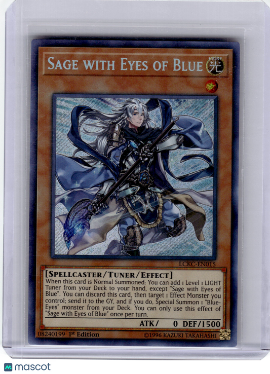 2018 Yu-Gi-Oh! Trading Card Game—Sage with Eyes of Blue #LCKC-EN015 Legendary Collection: Kaiba— 1st Edition