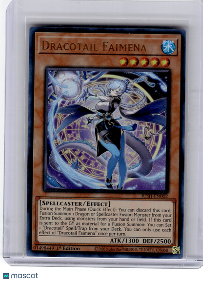 2025 Yu-Gi-Oh! TCG—Dracotail Faimena Justice Hunters—Ultra Rare Foil 1st Edition