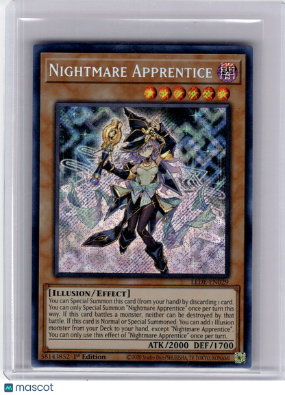 2024 YuGiOh! TCG—Nightmare Apprentice #LEDE-EN029 Legacy of Destr—SR Foil 1st Ed