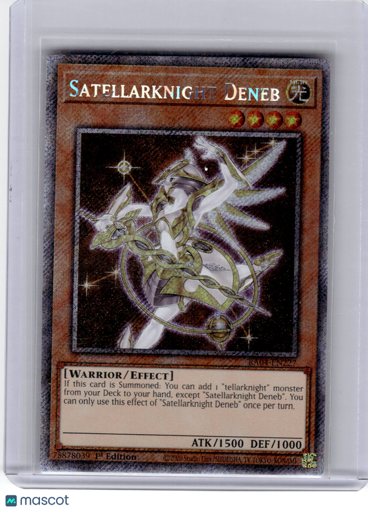 2025 Yu-Gi-Oh! Trading Card Game—Satellarknight Deneb #RA04-EN227 Quarter Century Stampede— 1st Edition