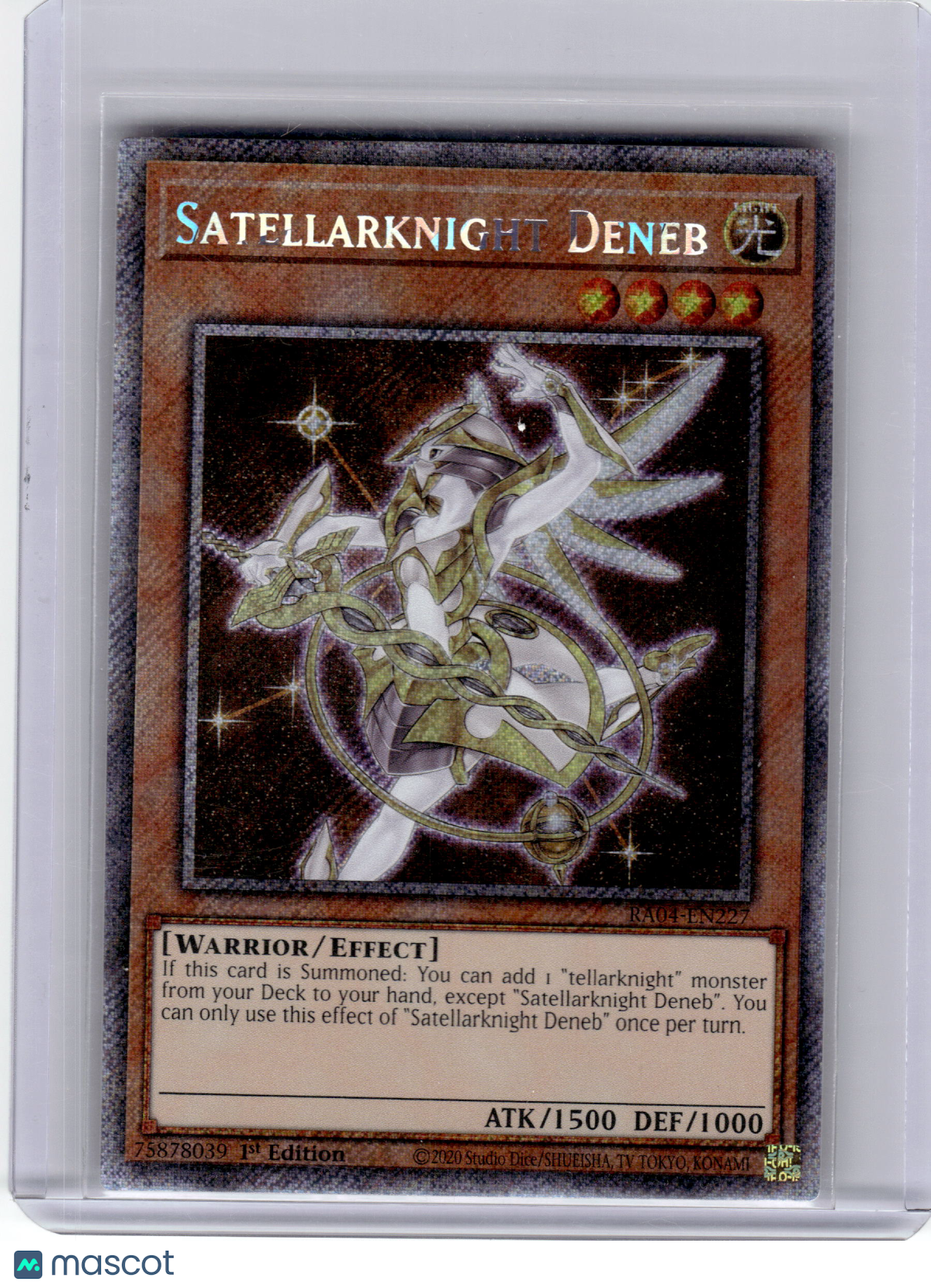 2025 Yu-Gi-Oh! TCG—Satellarknight Deneb #RA04-EN227 QCS—QCSR Foil 1st Ed