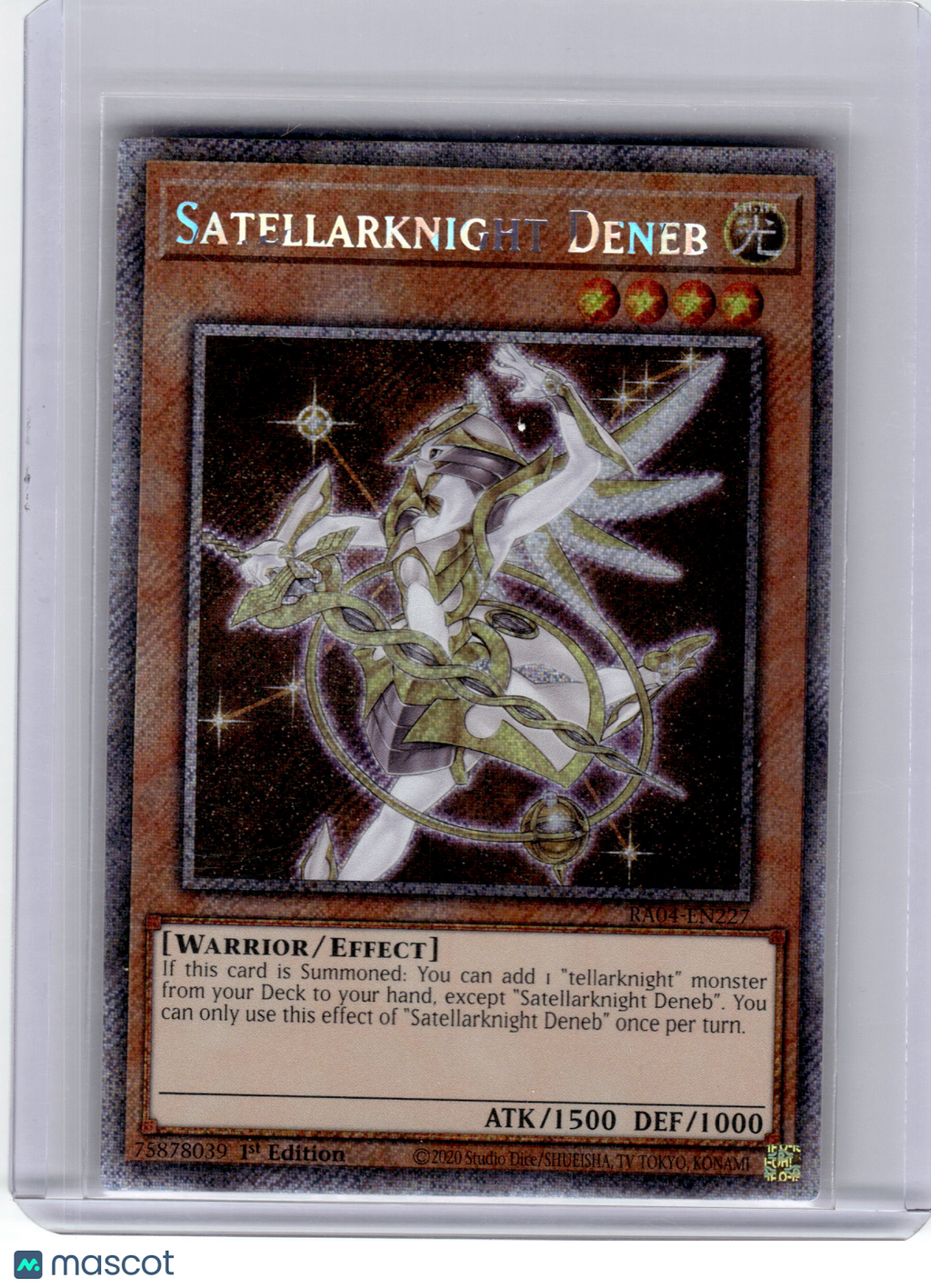 2025 YuGiOh!—Satellarknight Deneb #RA04-EN227 Quarter Century Stampede— 1st Ed.