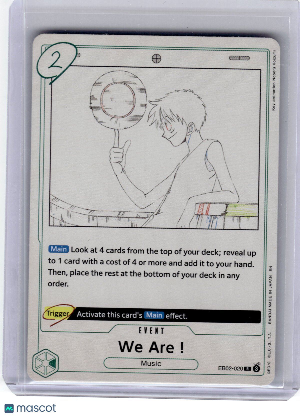 2025 One Piece CCG—We Are ! #EB02-020 Anime 25th Collection—Rare Non Holo