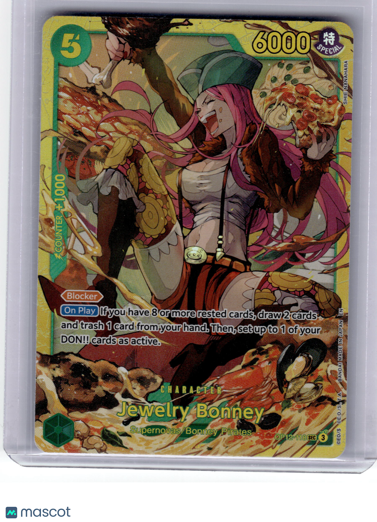 2025 One Piece CCG—Jewelry Bonney #OP12-118 Legacy of the Master—Secret Rare