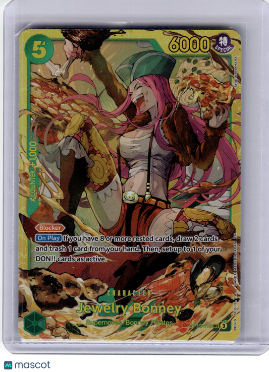 2025 One Piece CCG—Jewelry Bonney OP12-118 Legacy of the Master—Secret Rare Foil