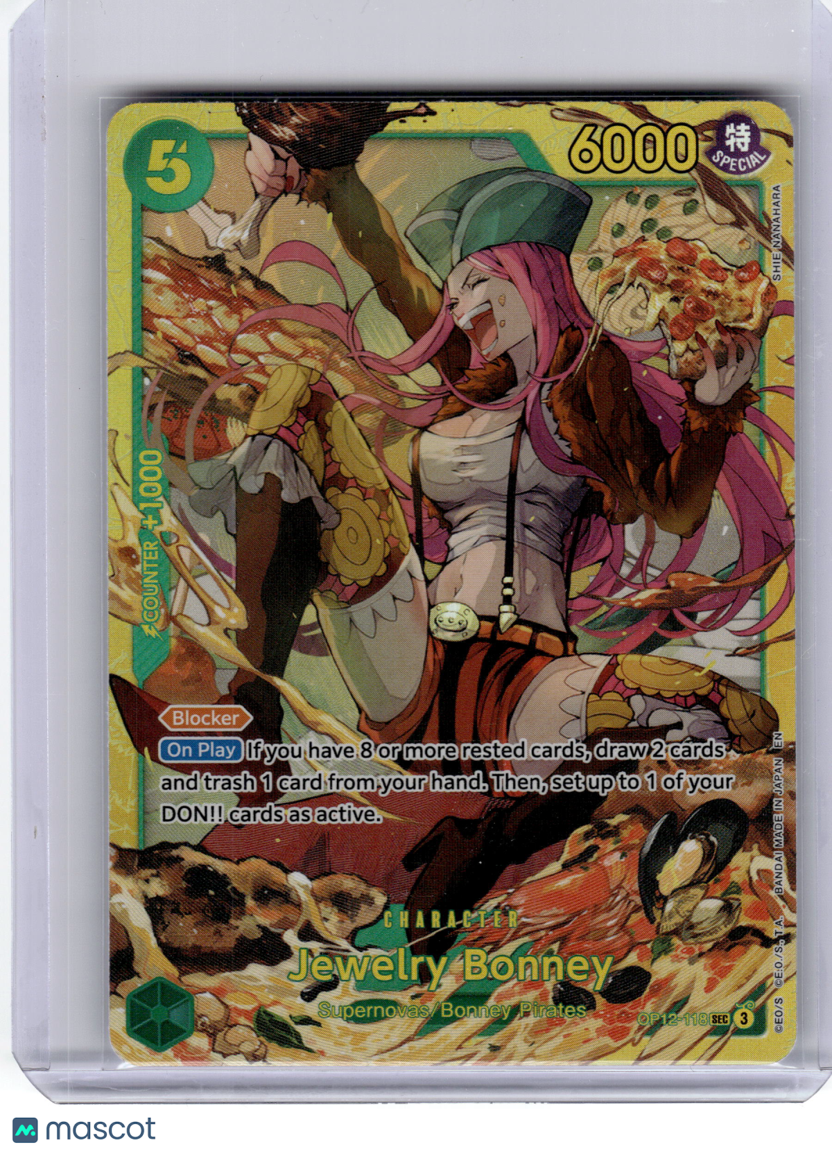 2025 One Piece CCG—Jewelry Bonney OP12-118 Legacy of the Master—Secret Rare Foil