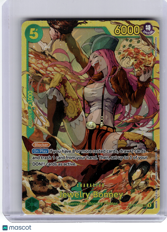 2025 One Piece CCG—Jewelry Bonney OP12-118 Legacy of the Master—Secret Rare Foil