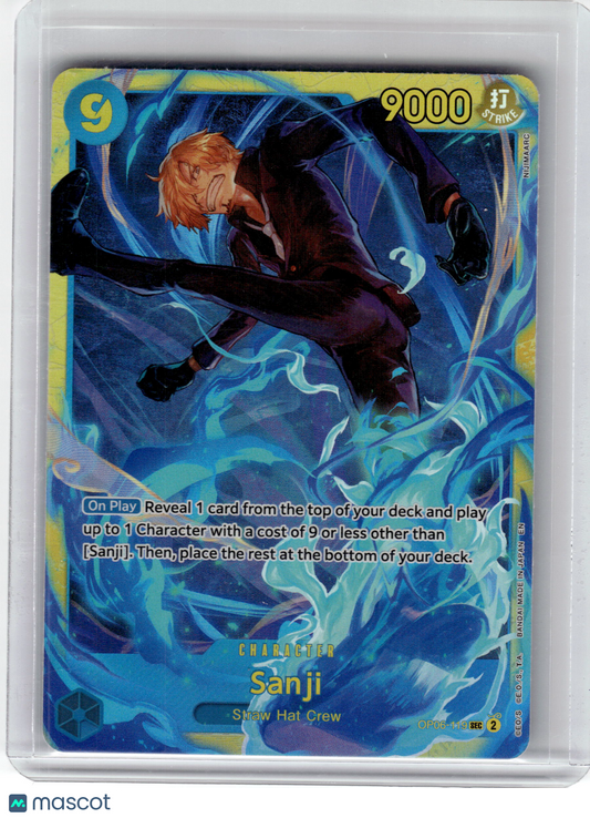 2023 One Piece CCG—Sanji #OP06-119 Wings of the Captain—Secret Rare Foil