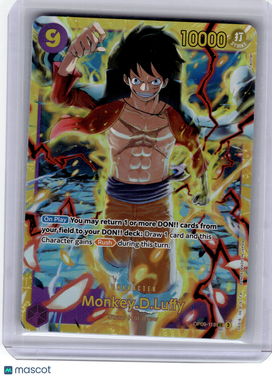 2024 One Piece CCG—Monkey D. Luffy #OP09-119 Emperors in the New World—SEC Foil