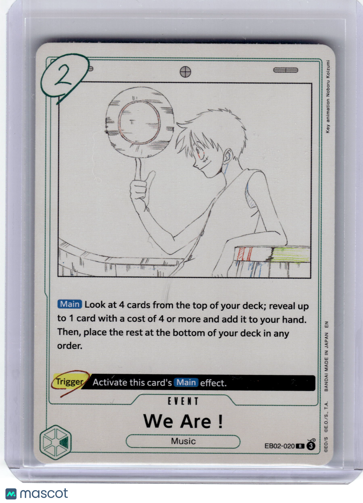 2025 One Piece CCG—We Are! #EB02-020 Anime 25th Collection—Rare Non Holo