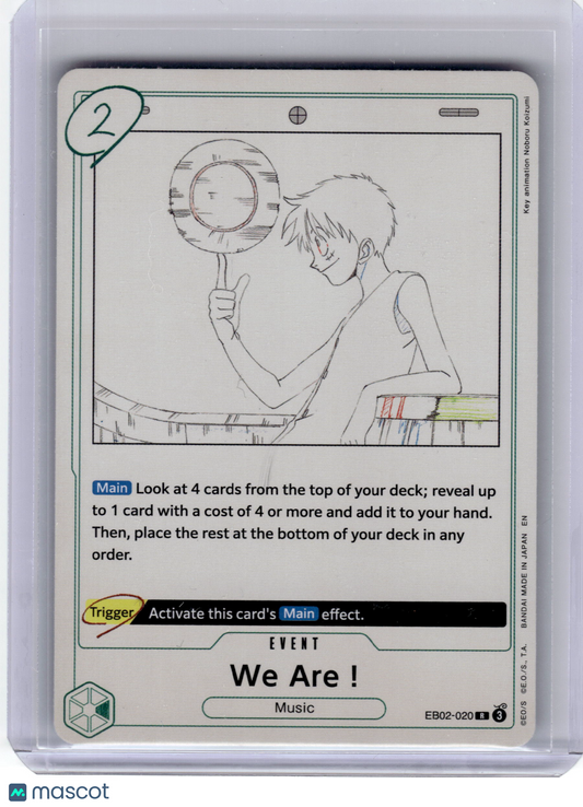 2025 One Piece CCG—We Are! #EB02-020 Anime 25th Collection—Rare Non Holo