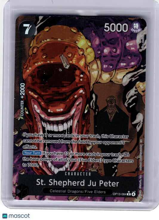 2025 One Piece—St. Shepherd Ju Peter #OP13-084 Carrying On His Will—Rare Alt Art