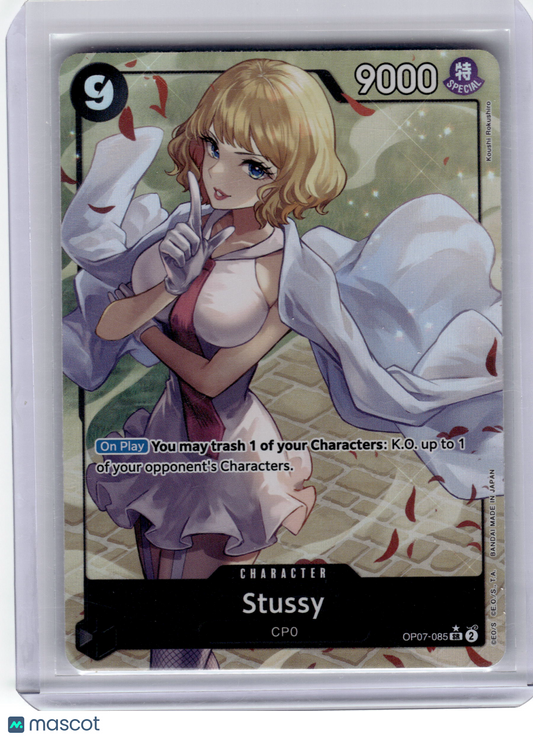 2024 One Piece—Stussy #OP07-085 500 Years in the Future—Super Rare Foil Alt Art