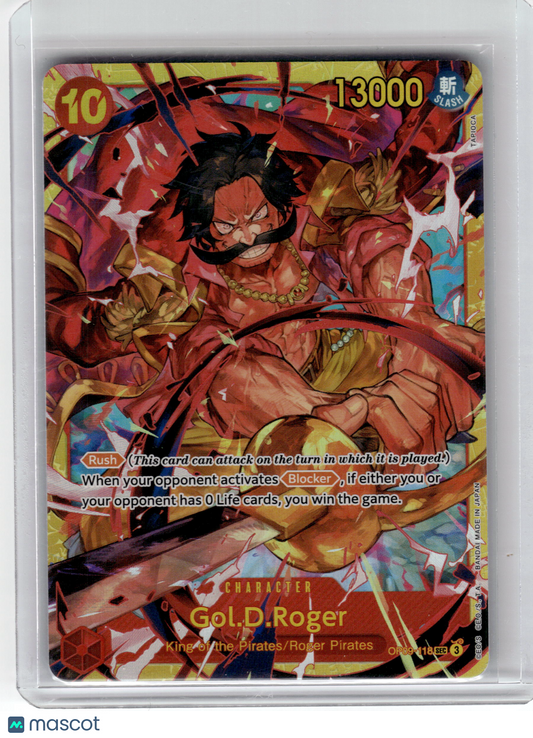 2024 One Piece—Gol.D.Roger #OP09-118 Emperors in the New World—Secret Rare Foil