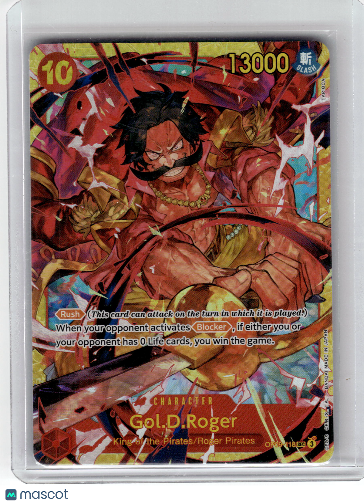 2024 One Piece Card Game—Gol.D.Roger #OP09-118 Emperors in the New World—