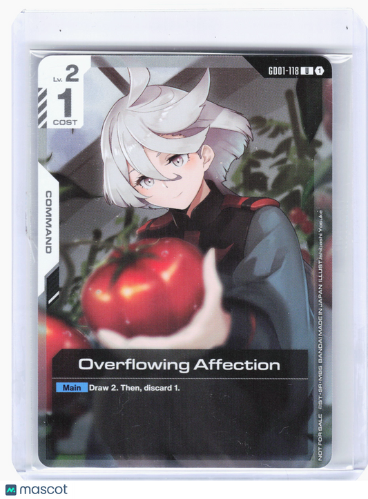 2025 Gundam CG—Overflowing Affection #GD01-118 Gundam Promo Cards—Foil [Sealed]