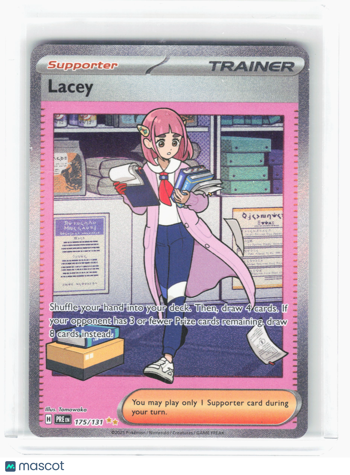2025 Pokemon—Lacey #175/131 Prismatic Evolutions—Special Illustration Rare Holo