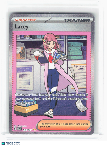 2025 Pokemon—Lacey #175/131 Prismatic Evolutions—Special Illustration Rare Holo