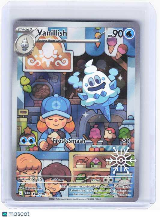2025 Pokemon—Vanillish #190 MCAP—Illustration Rare Foil (Holiday Calendar 2025)