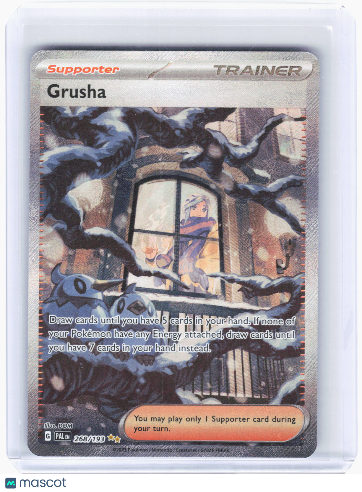 2023 Pokemon—Grusha #268/193 Paldea Evolved—Special Illustration Rare Holo