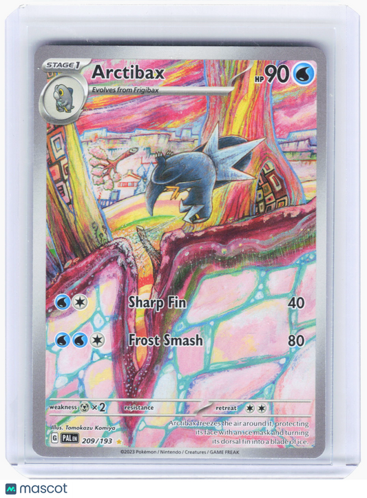2023 Pokemon—Arctibax #209/193 Paldea Evolved—IR Foil [Lightly Played]