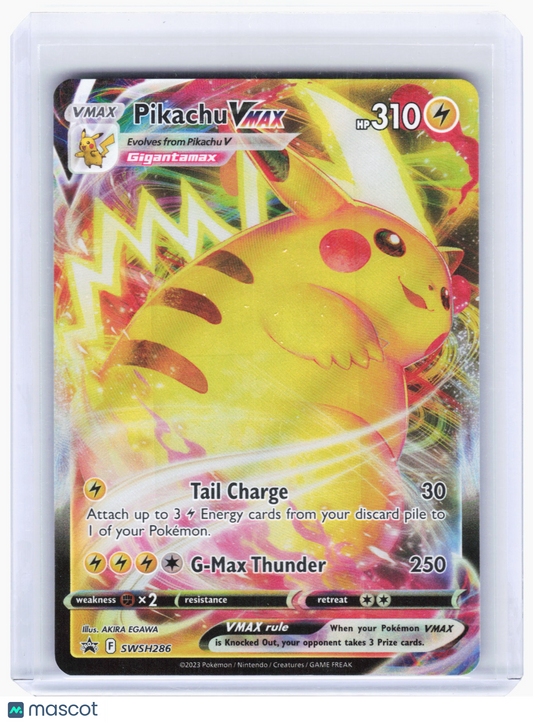 2023 Pokemon—Pikachu VMAX #SWSH286 Sword & Shield Promos—Black Star Promo Holo