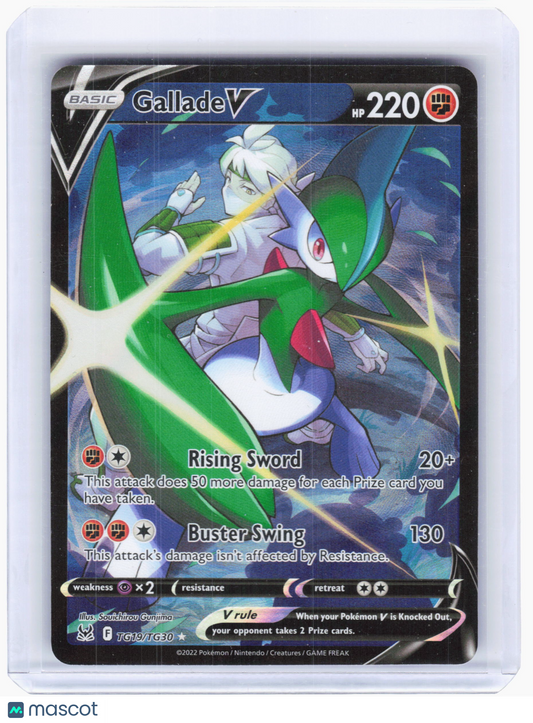 2022 Pokemon—Gallade V #TG19/TG30 Lost Origin: Trainer Gallery—Ultra Rare Holo
