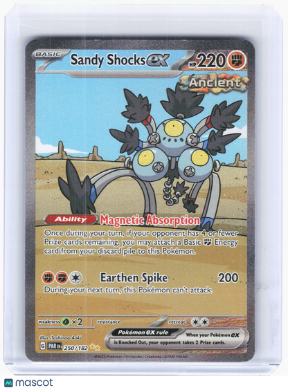 2023 Pokemon—Sandy Shocks ex #250 Paradox Rift—Special Illustration Rare Holo