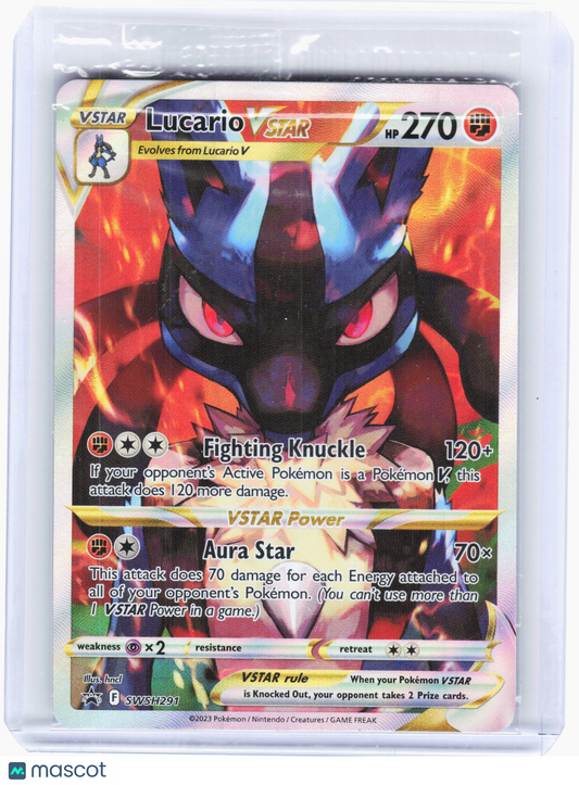2023 Pokemon—Lucario VSTAR #SWSH291 Sword & Shield Promos—Holo [Sealed]