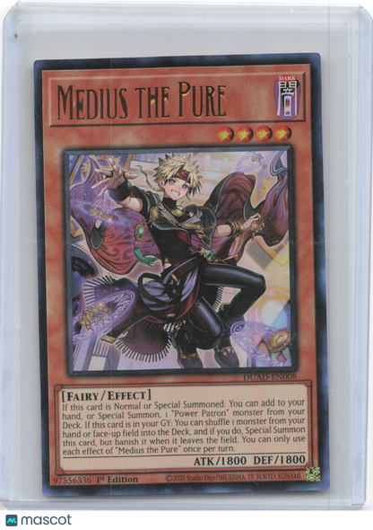 2025 YuGiOh! TCG—Medius the Pure #DUAD-EN008 Duelist's Advance—UR Holo 1st Ed