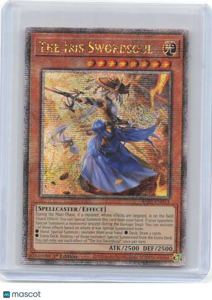 2023 Yu-Gi-Oh! Trading Card Game—The Iris Swordsoul #RA01-EN023 25th Anniversary Rarity Collection— 1st Edition