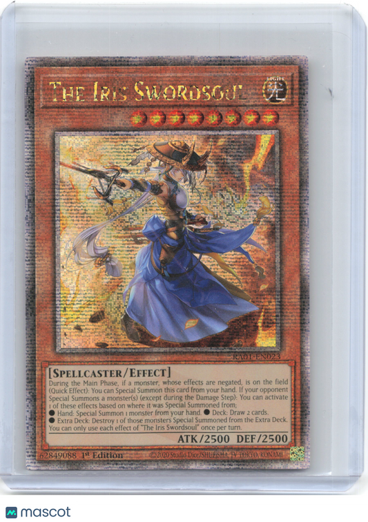 2023 YuGiOh!—The Iris Swordsoul #RA01-EN023 25th Ann. Rarity Collection—QCR
